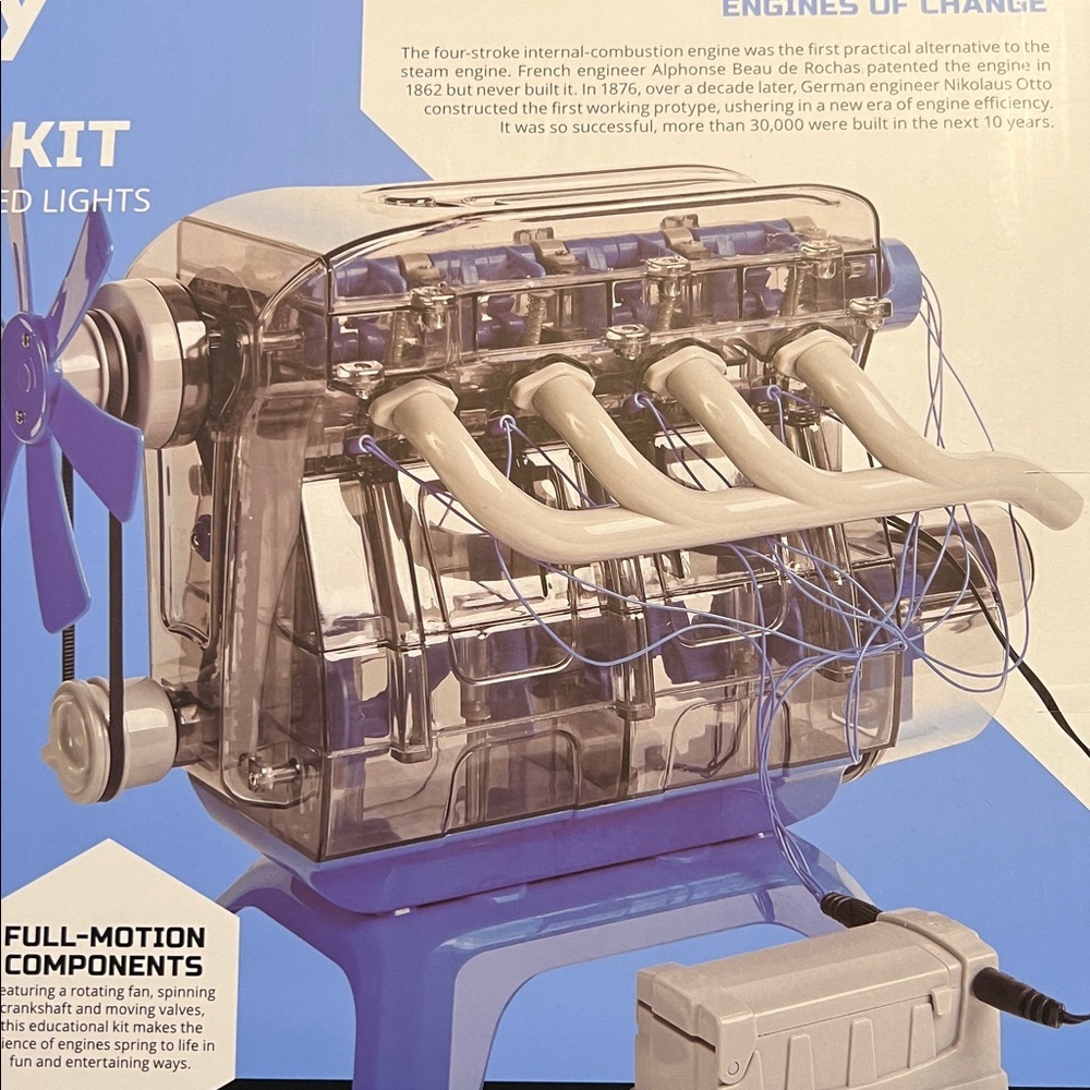 Discovery Mindblown Model Engine Kit. Never unboxed. Age 8+ - Picture 5 of 14